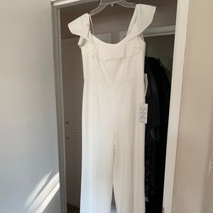 Jay Godfrey White Jumpsuit - Size 2 NWT